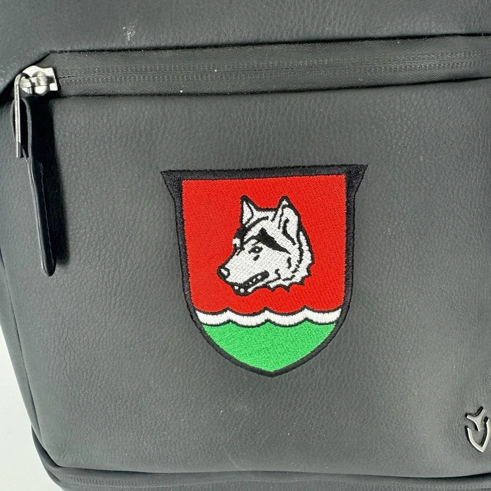 VESSEL Signature Backpack Bag Leather Used Wolf Creek Golf Course Rare